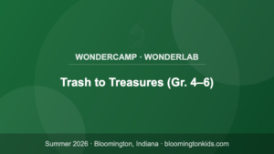 Trash to Treasures (Gr. 4–6) - WonderCamp · WonderLab
